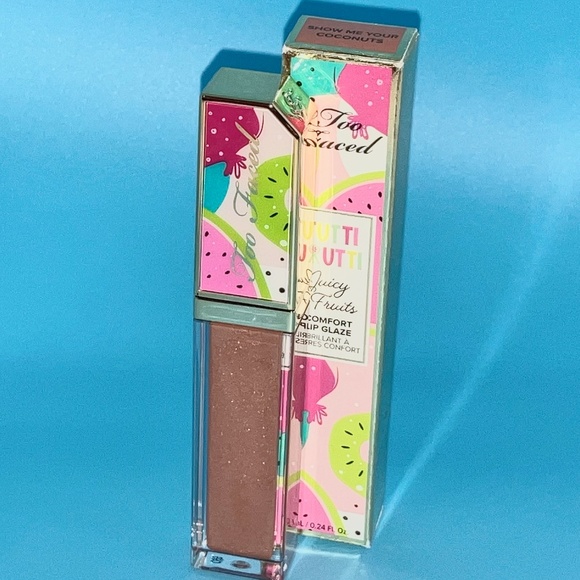 ๐ $13 - Show Me Your Coconuts Too Faced Tutti Frutti Juicy Fruits Lip Glaze - Picture 3 of 9